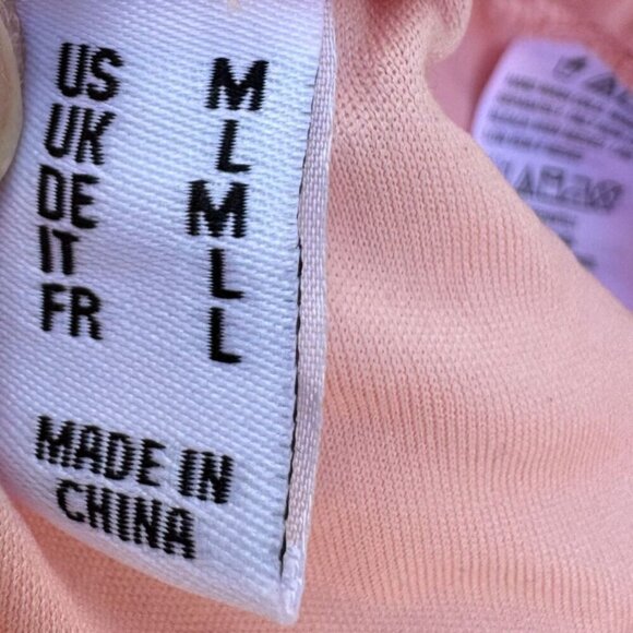 Isaac Mizrahi Live Womens Pink Lace Overlay Elastic Waist Lined Wide Leg Pants M - Picture 6 of 9